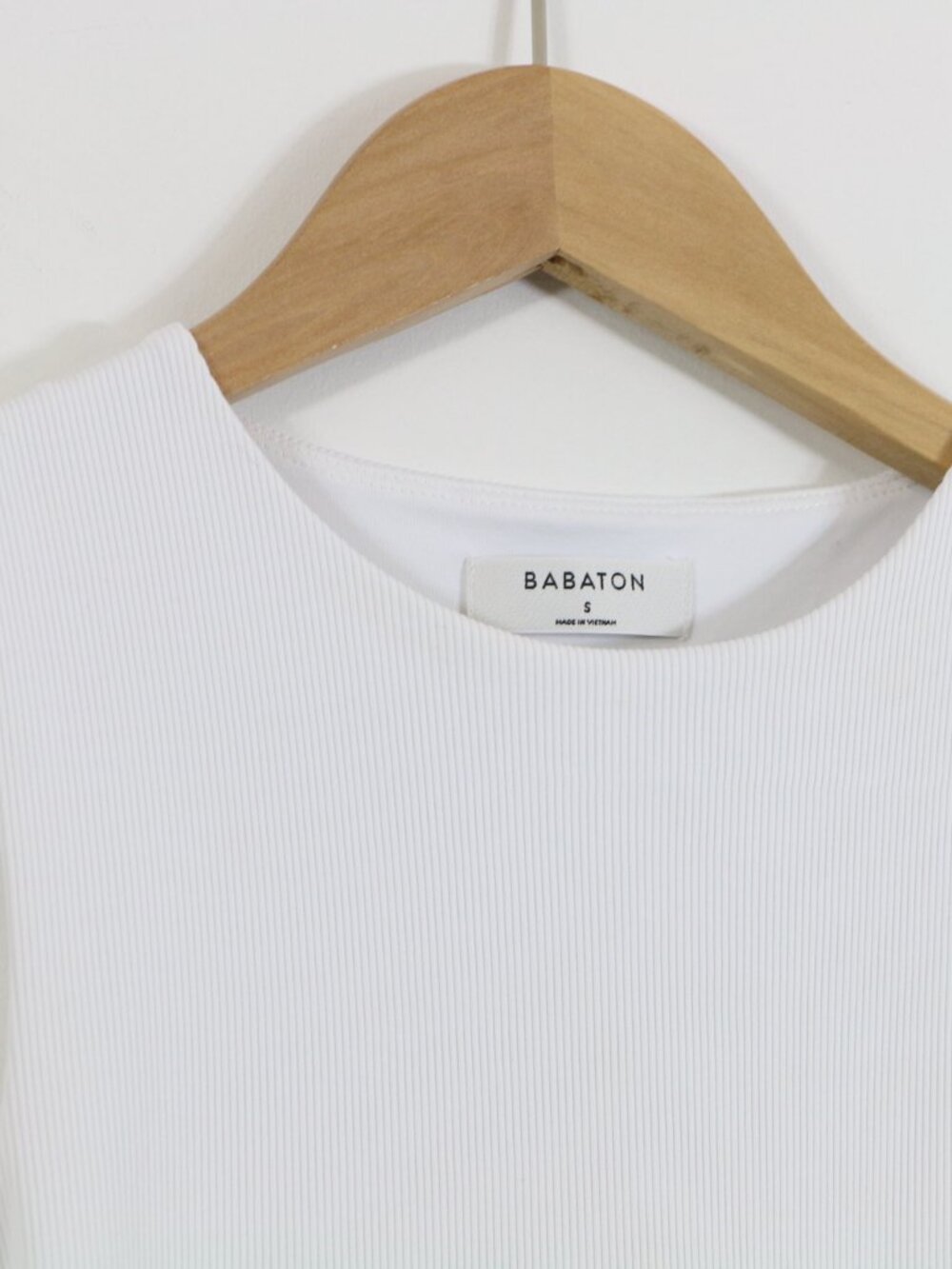 *Babaton Ribbed White Sleeveless Body Suit - Picture 4 of 5